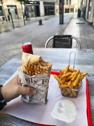Kebab et frites